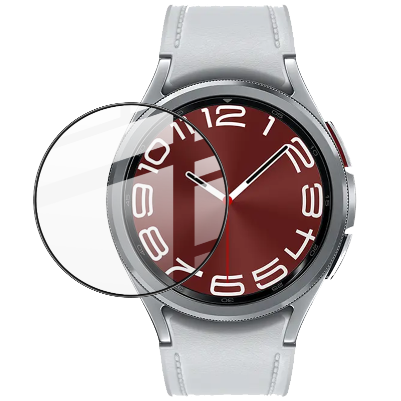 Hybrides Glas Bizon Glass Watch Edge Hybrid für Galaxy Watch 6 Classic