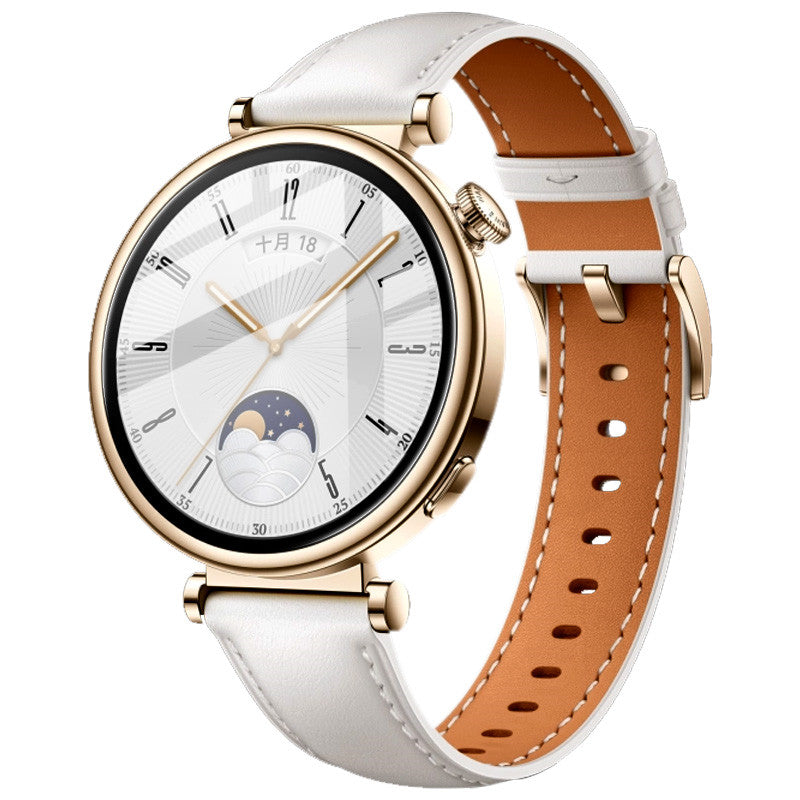Hybrides Glas Bizon Glass Watch Edge Hybrid für Huawei Watch GT 4 41 mm, Schwarz