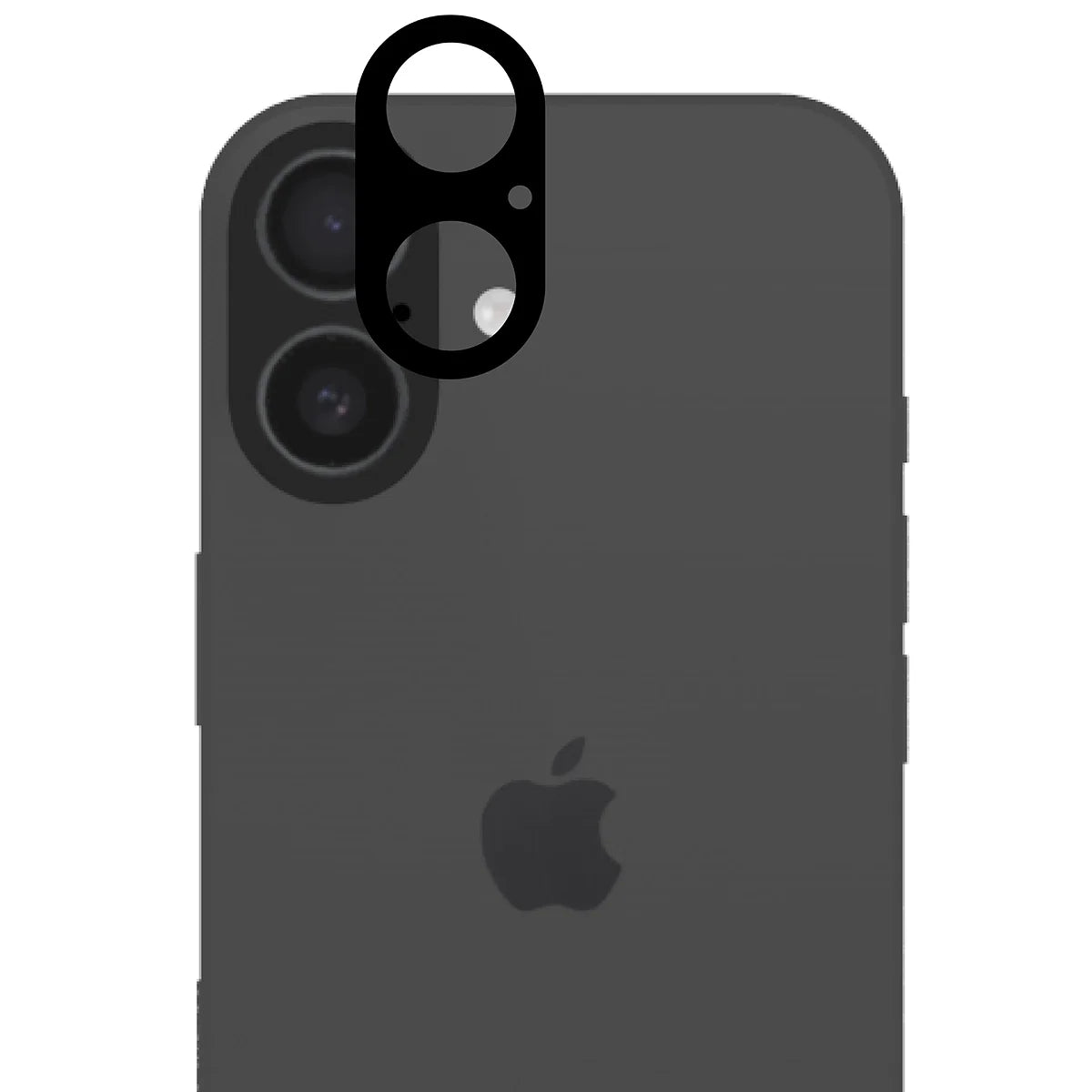 Gehärtetes Glas - 2 Stück + Kameraschutz für iPhone 17, Bizon Glass Edge Pack, Schwarz