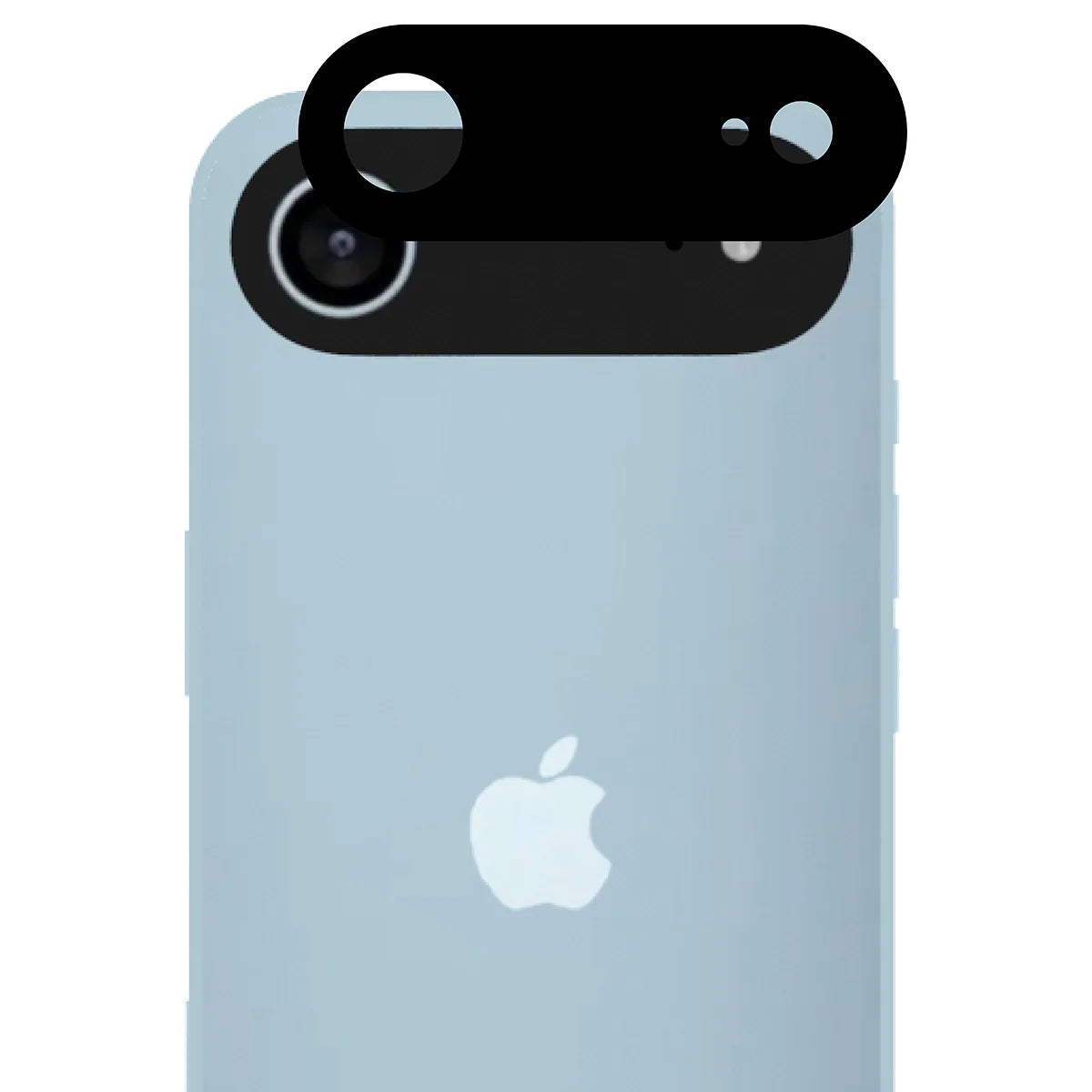 Gehärtetes Glas - 2 Stück + Kameraschutz für iPhone Air, Bizon Glass Edge Pack, Schwarz