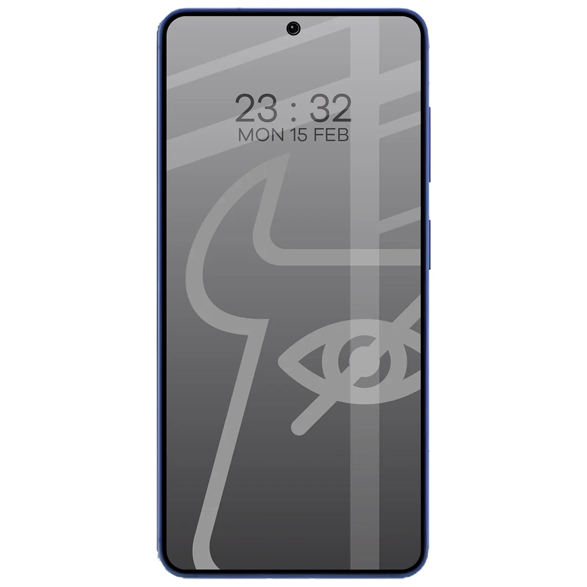 Gehärtetes Glas mit Privatschutzfilter für Galaxy S26, Bizon Glass Edge Shadow, getönt mit schwarzer Rahmen