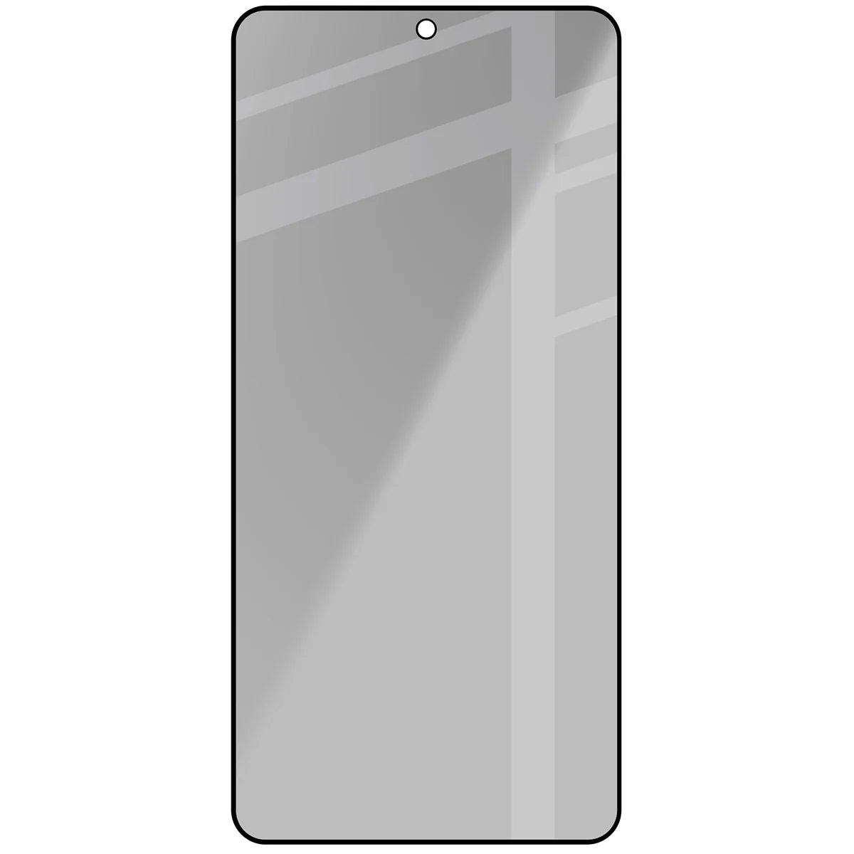 Gehärtetes Glas mit Privatschutzfilter für Galaxy S26, Bizon Glass Edge Shadow, getönt mit schwarzer Rahmen