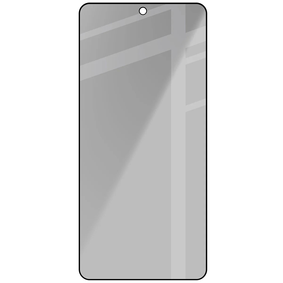Gehärtetes Glas mit Privatschutzfilter für Galaxy S26 Ultra, Bizon Glass Edge Shadow, getönt mit schwarzer Rahmen