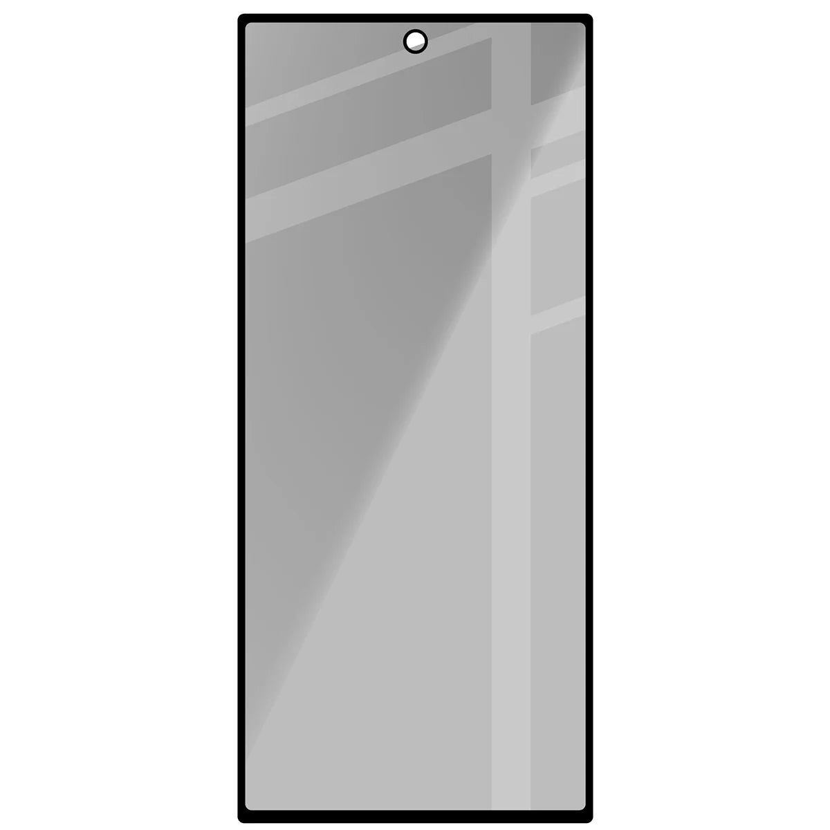 Gehärtetes Glas mit Privatschutzfilter für Galaxy Z Fold8 Ultra, Bizon Glass Edge Shadow, getönt mit schwarzer Rahmen (3/4)