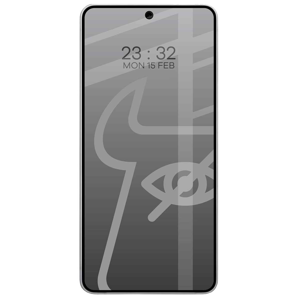 Gehärtetes Glas mit Privatschutzfilter für Galaxy S26 Ultra, Bizon Glass Edge Shadow Duo, getönt mit schwarzer Rahmen, 2 Stück