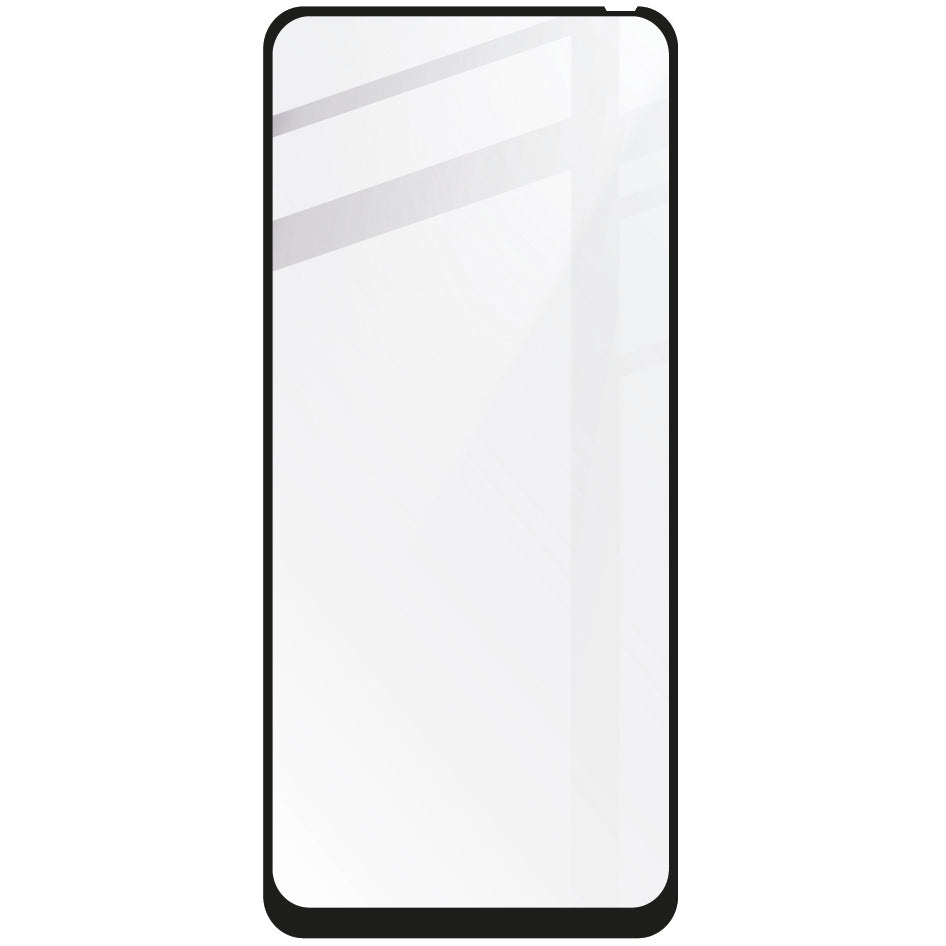 Gehärtetes Glas Bizon Glass Edge - 2 Stück + Kameraschutz für Poco M4 Pro 5G / Redmi Note 11S 5G, Schwarz