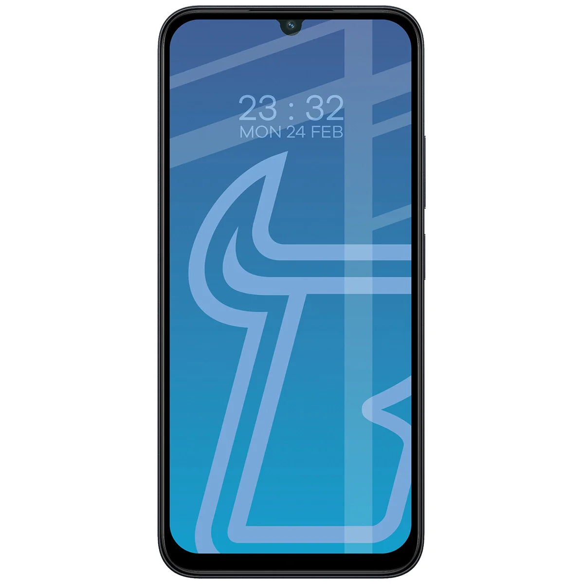 Gehärtetes Glas für Xiaomi Redmi 15C 4G / 5G / POCO C85 4G, Bizon Glass Edge 2, Schwarzer Rahmen