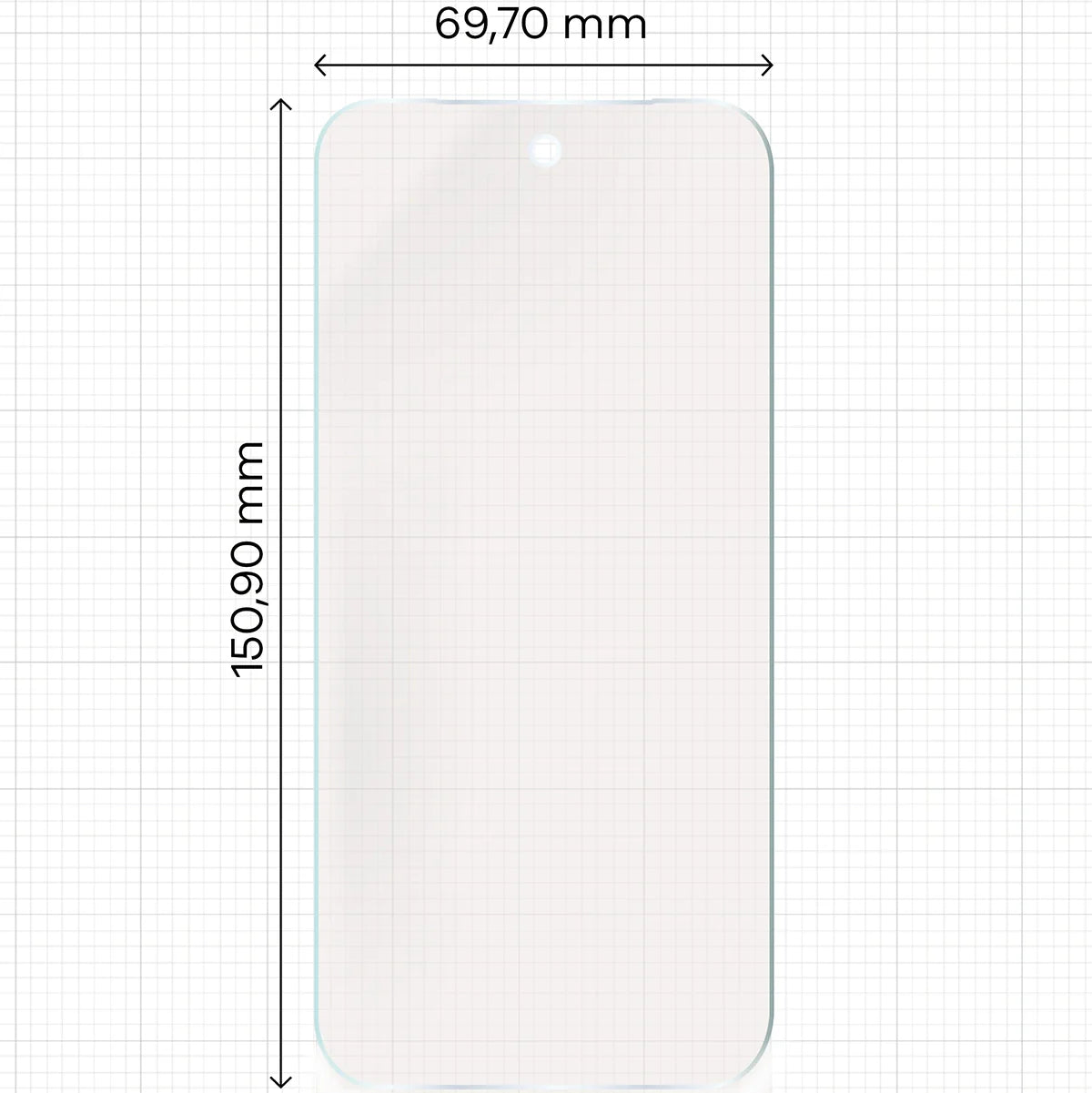 Matte Folie für Google Pixel 9a, Bizon Glass Film Sun, 1 Stück