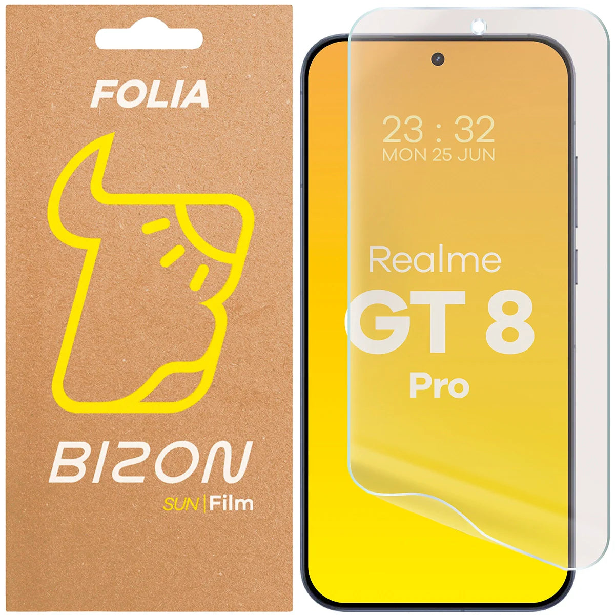 Matte Folie für Realme GT 8 Pro, Bizon Film Sun, 1 Stück