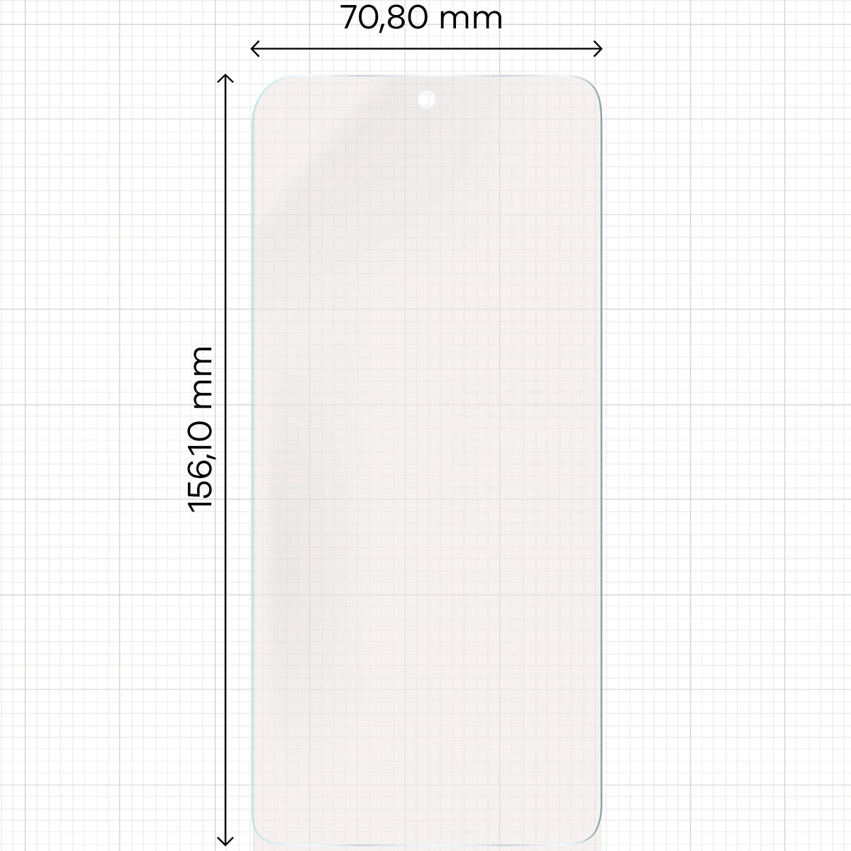 Matte Folie für Xiaomi POCO F7 Pro, Bizon Glass Film Sun, 1 Stück