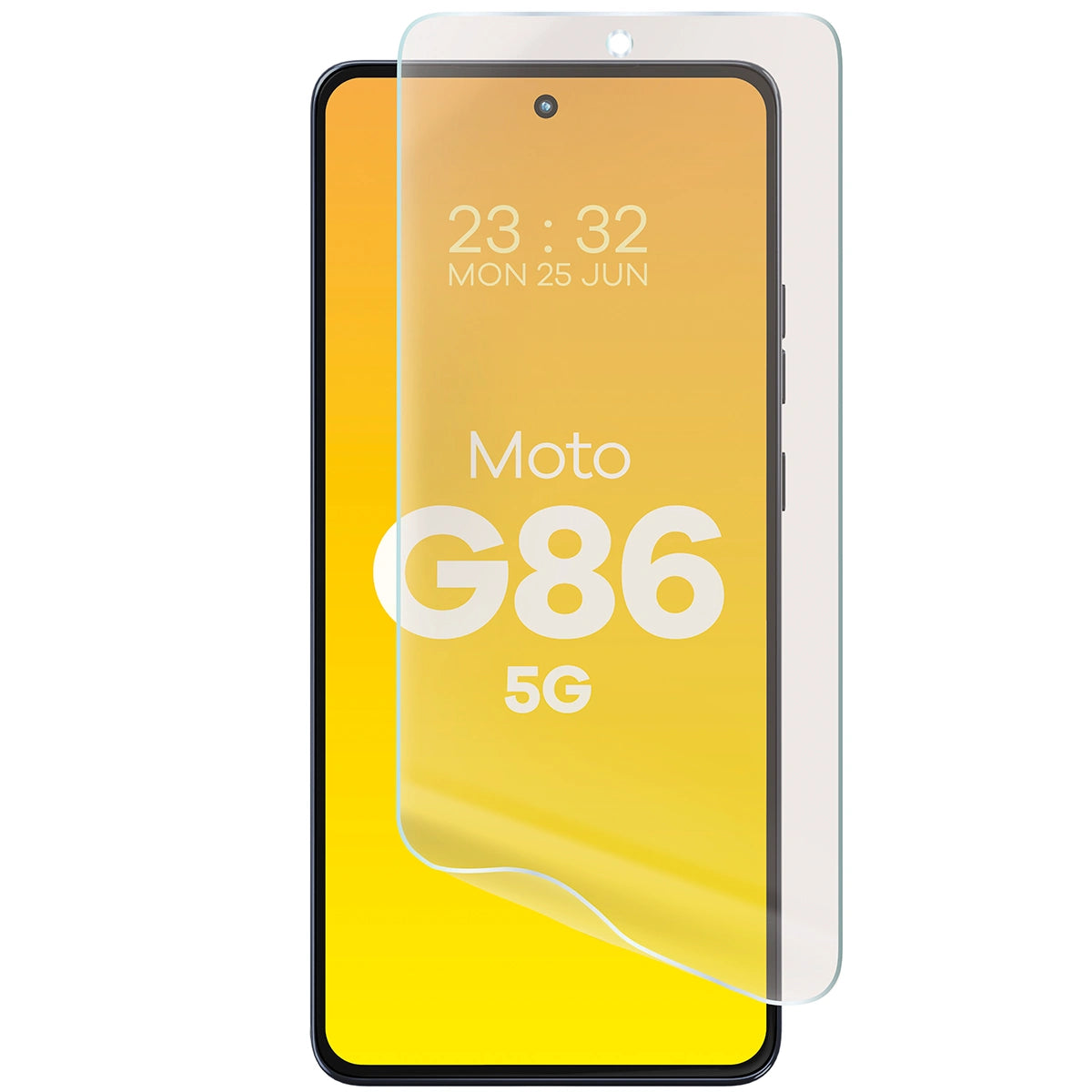 Matte Folie für Motorola Moto G86 5G, Bizon Glass Film Sun Duo, 2 Stück