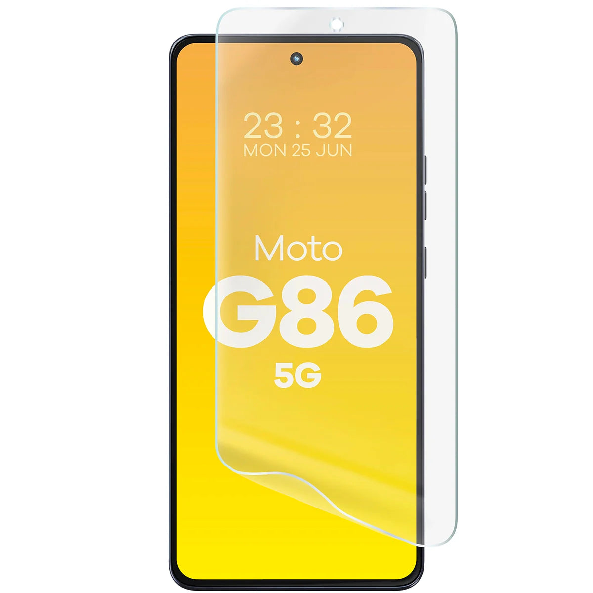 Matte Folie für Motorola Moto G86 5G, Bizon Glass Film Sun Duo, 2 Stück