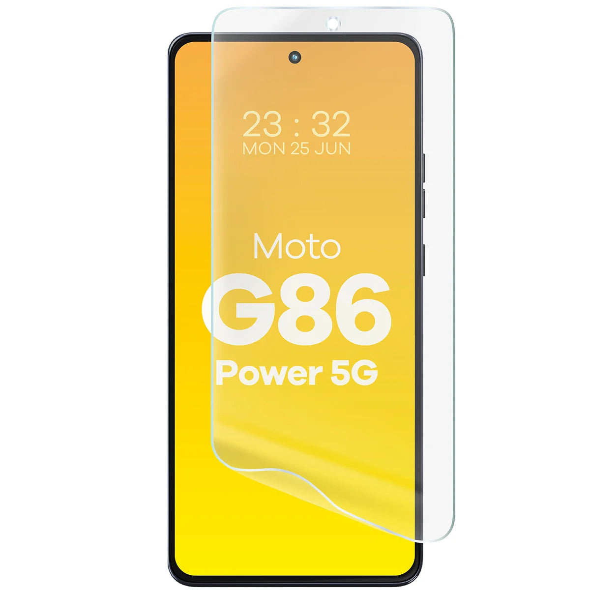 Matte Folie für Motorola Moto G86 Power 5G, Bizon Glass Film Sun Duo, 2 Stück