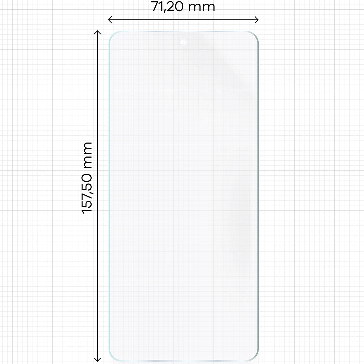 Matte Folie für Oppo Reno13 F, Bizon Glass Film Sun Duo, 2 Stück