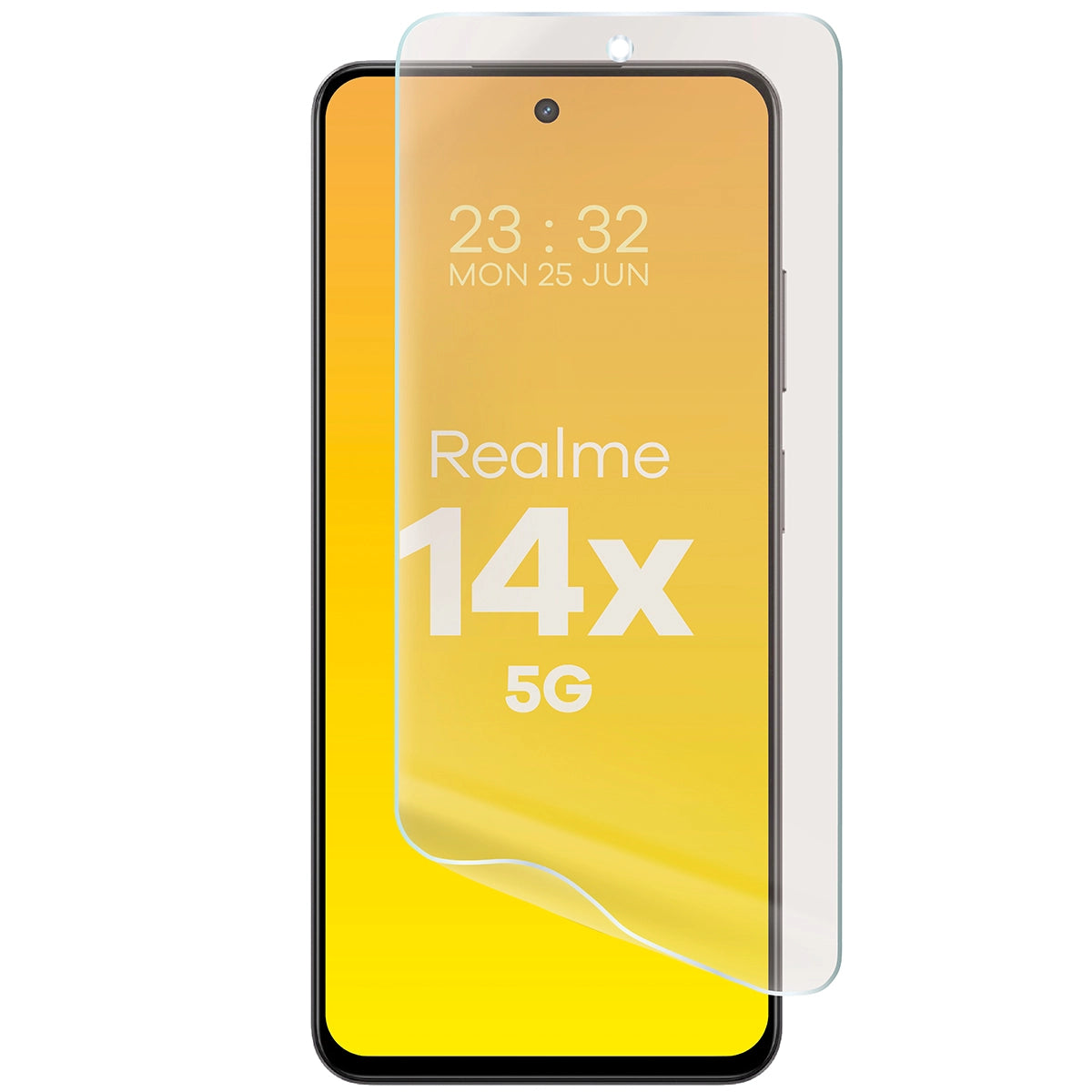 Matte Folie für Realme 14x 5G, Bizon Film Sun Duo, 2 Stück