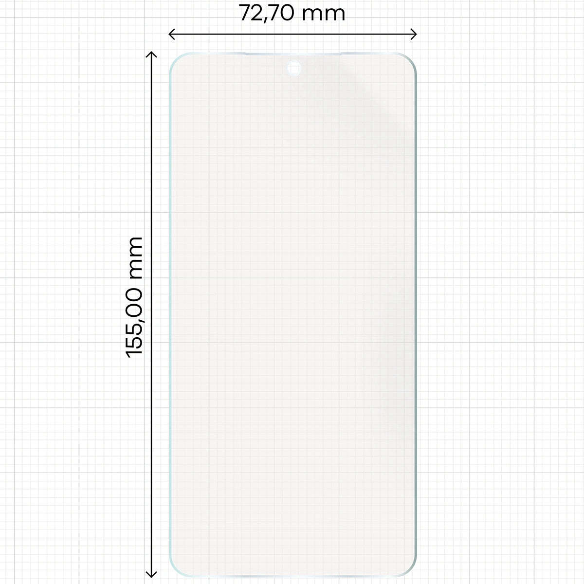 Matte Folie für Galaxy S25 Edge, Bizon Film Sun Duo, 2 Stück