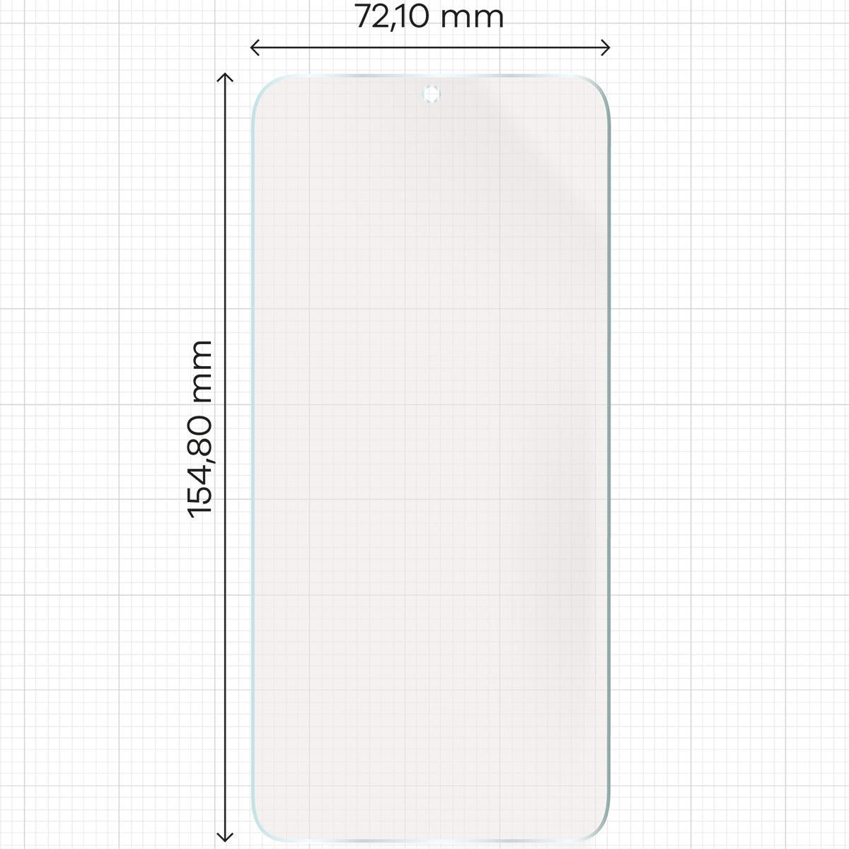 Matte Folie für Xiaomi Galaxy S25 Plus, Bizon Film Sun Duo, 2 Stück