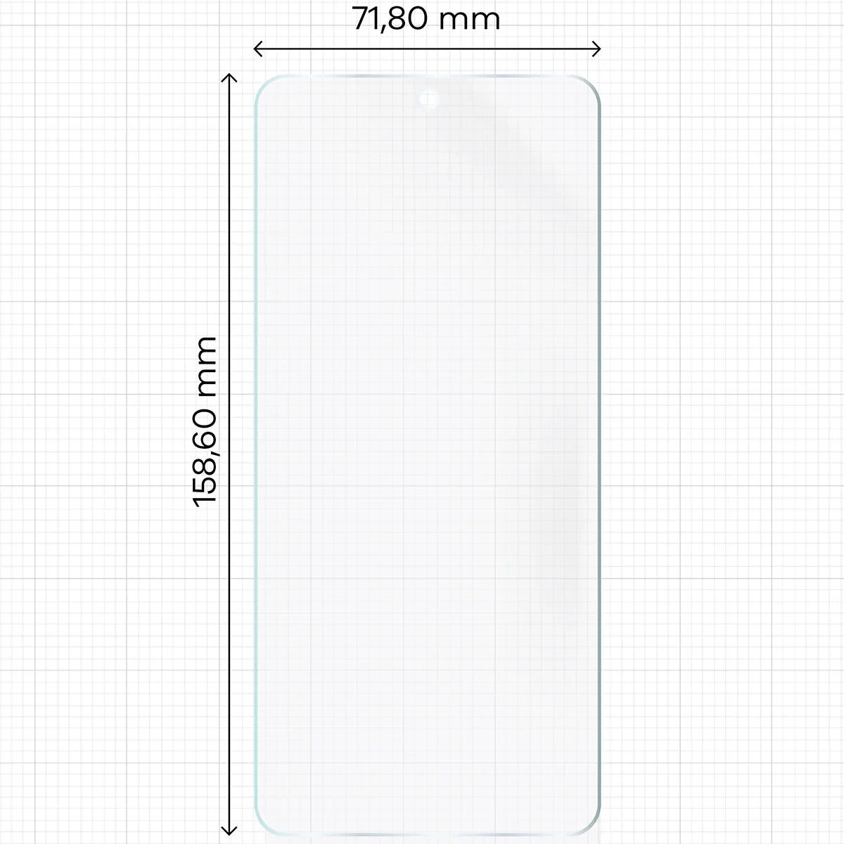 Matte Folie für Vivo V50 Lite 5G, Bizon Glass Film Sun Duo, 2 Stück