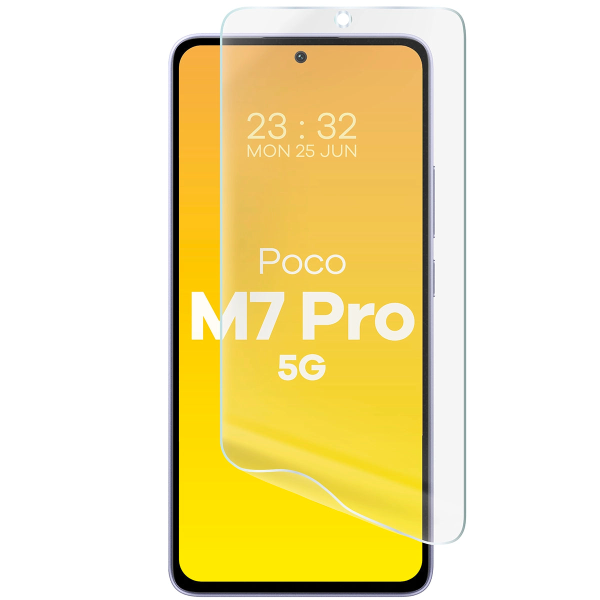 Matte Folie für Xiaomi Poco M7 Pro 5G, Bizon Film Sun Duo, 2 Stück
