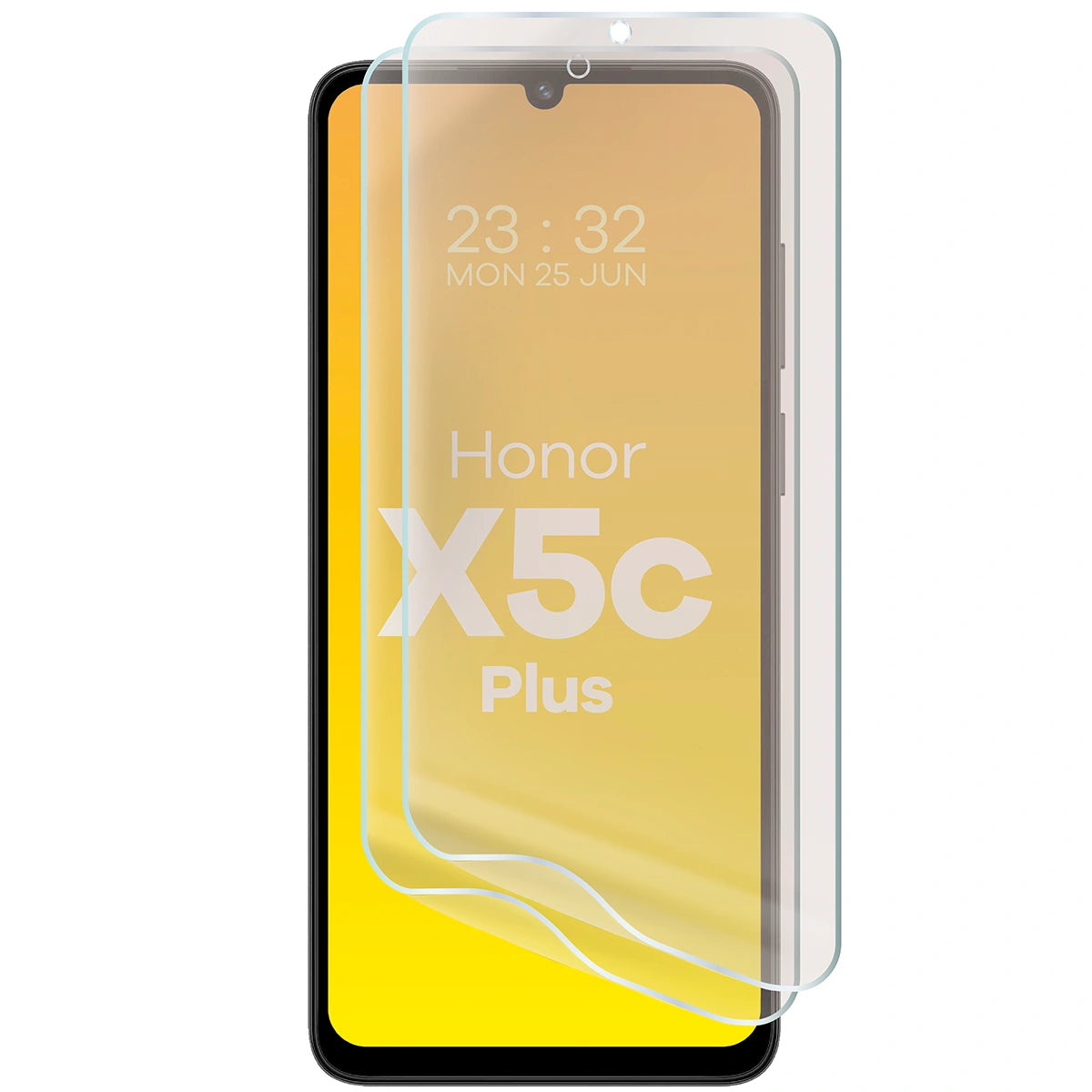 Matte Folie für Honor X5c Plus, Bizon Film Sun Duo, 2 Stück