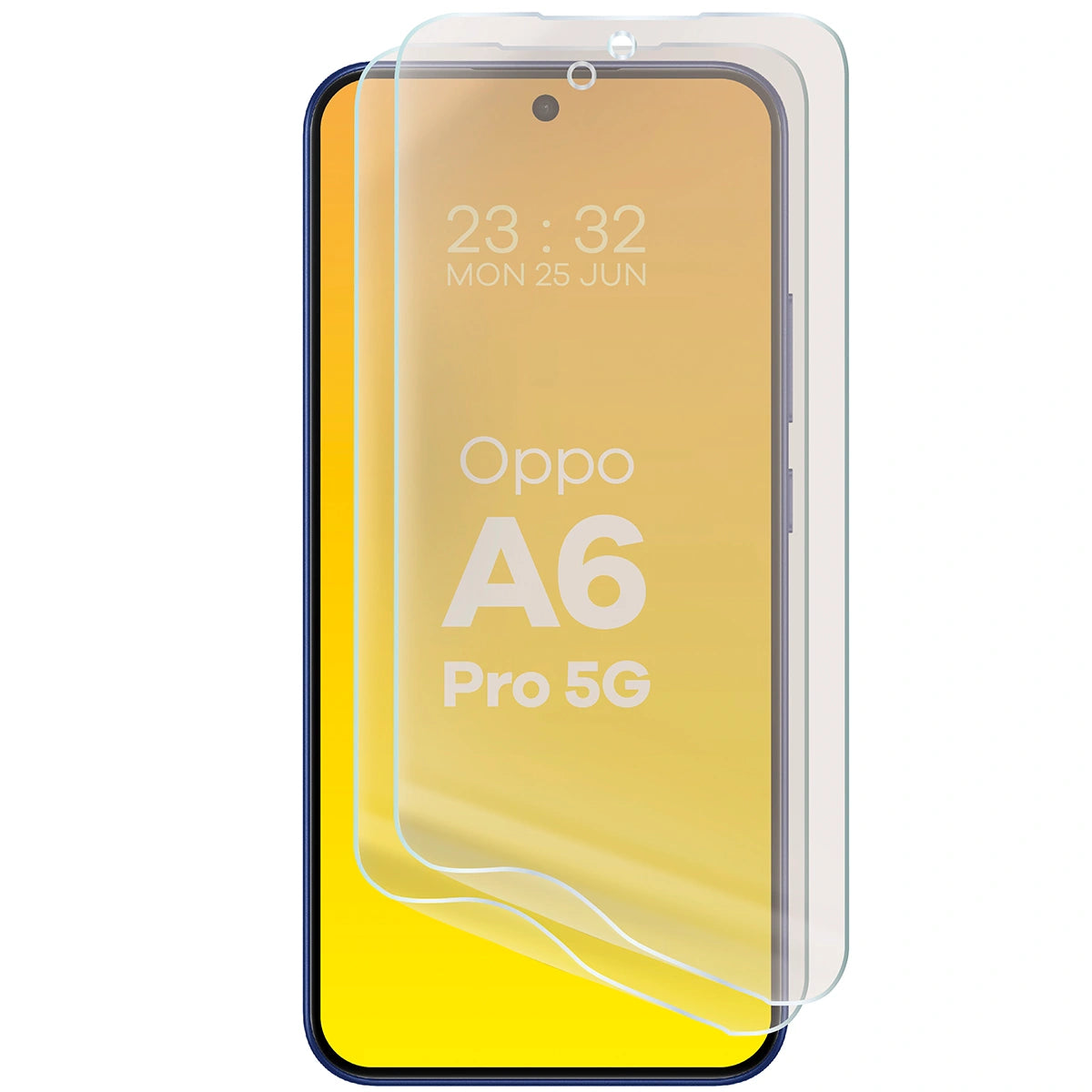 Matte Folie für Oppo A6 Pro 5G, Bizon Film Sun Duo, 2 Stück