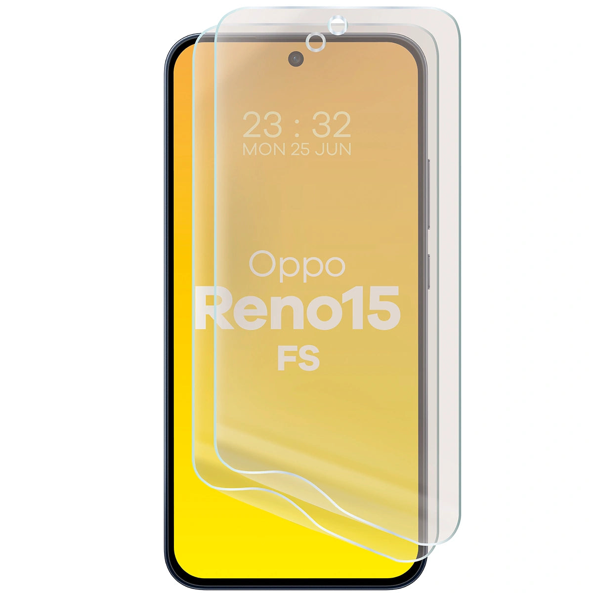 Matte Folie für Oppo Reno 15 FS, Bizon Film Sun Duo, 2 Stück