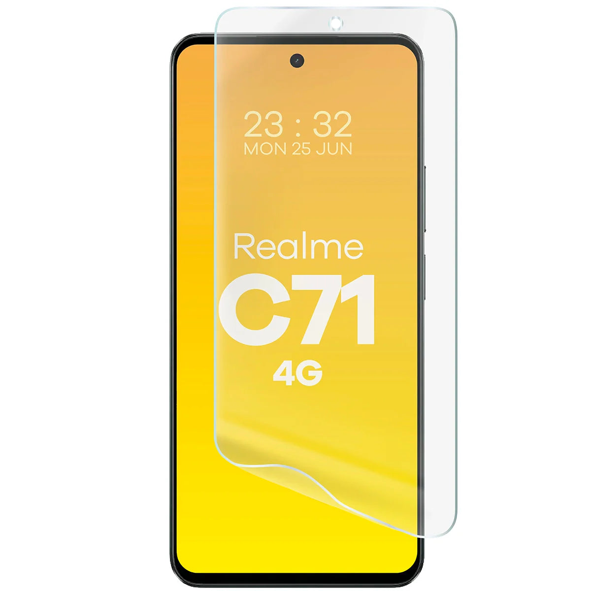 Matte Folie für Realme C71 4G, Bizon Glass Film Sun Duo, 2 Stück