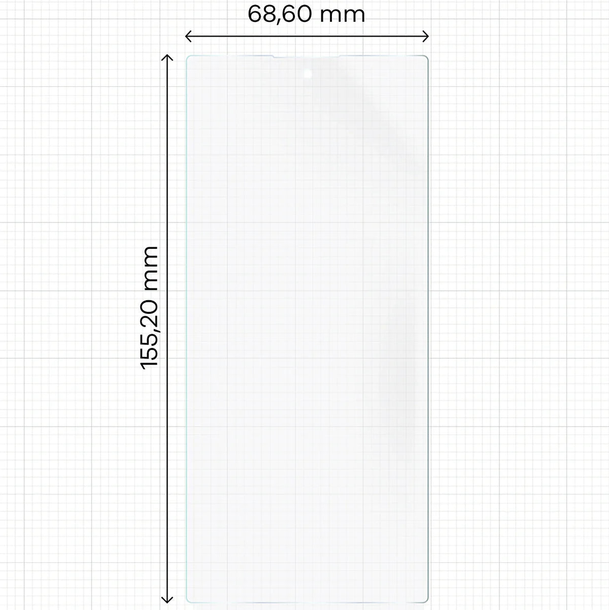 Matte Folie für Galaxy Z Fold7, Bizon Glass Film Sun Duo, 2 Stück
