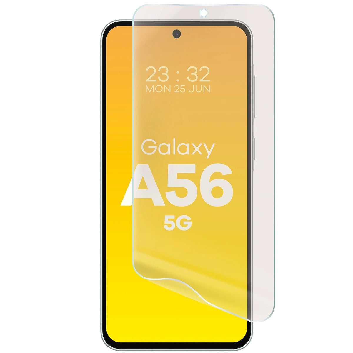 Matte Folie für Galaxy A56 5G, Bizon Film Sun Duo, 2 Stück