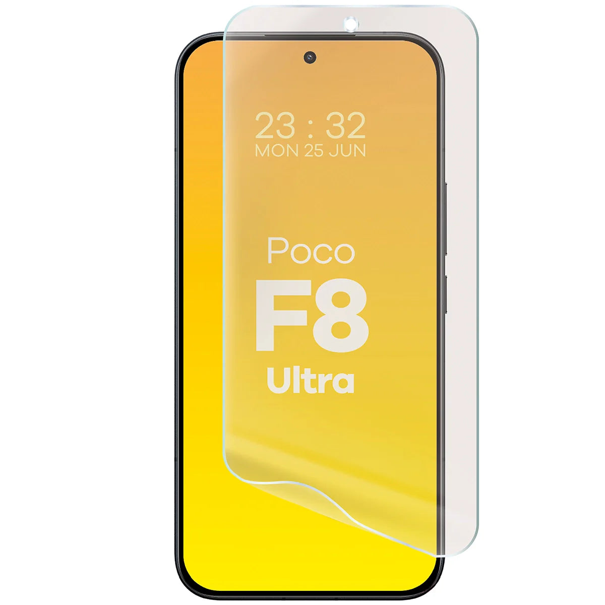 Matte Folie für Xiaomi POCO F8 Ultra, Bizon Film Sun, 1 Stück