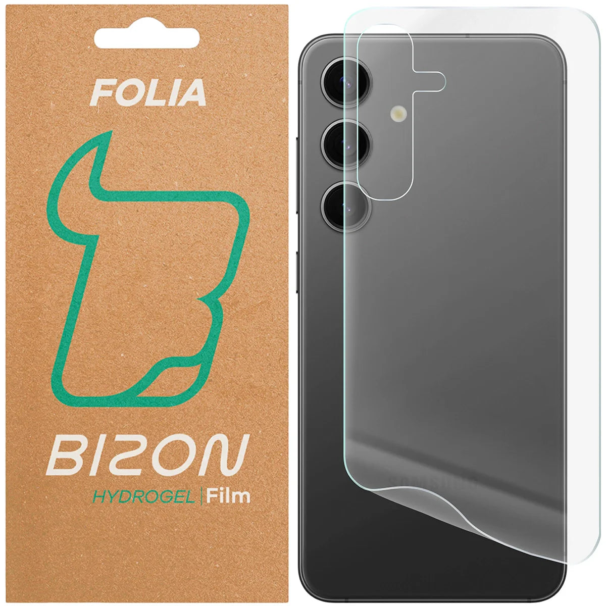 Hydrogel Folie für die Rückseite für Galaxy S24, Bizon Film Hydrogel Back, 1 Stück