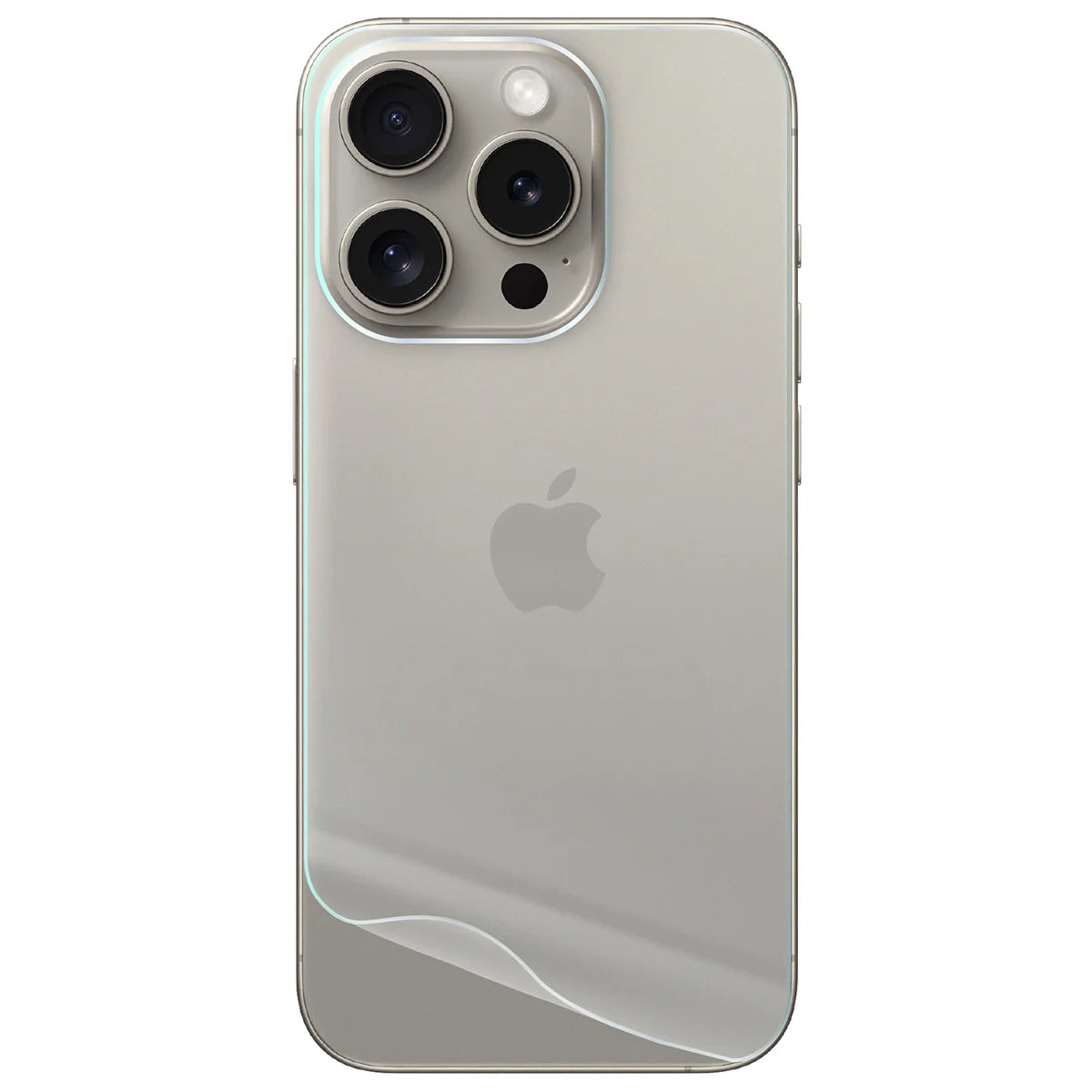 Hydrogel Folie für die Rückseite für iPhone 15 Pro, Bizon Film Hydrogel Back, 1 Stück