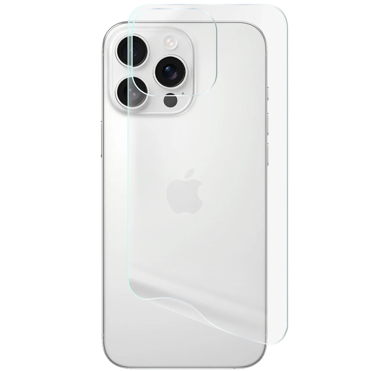 Hydrogel Folie für die Rückseite für iPhone 16 Pro Max, Bizon Film Hydrogel Back, 1 Stück