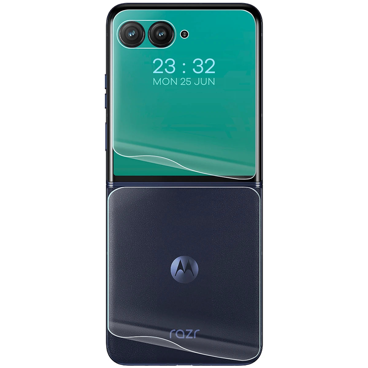 Hydrogel Folie für Rückseite Bizon Film Hydrogel Back für Motorola Razr 50 Ultra, 1 Stück
