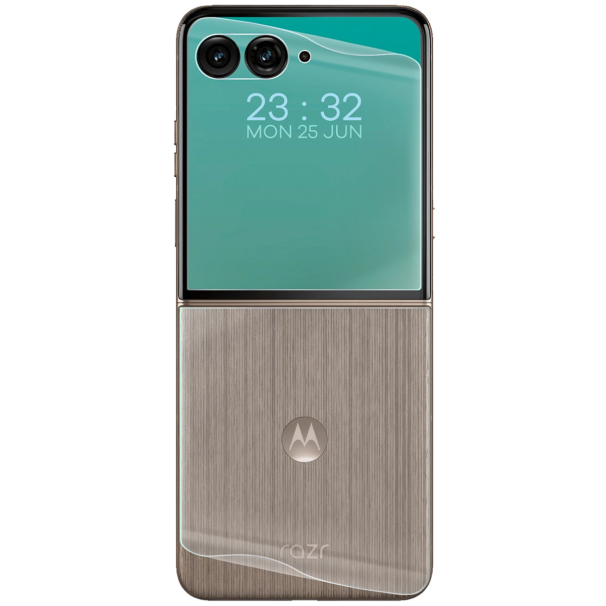 Hydrogel Folie für Rückseite Bizon Film Hydrogel Back für Motorola Razr 60 Ultra, 1 Stück