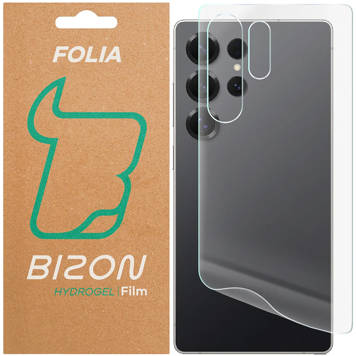 Hydrogel Folie für die Rückseite für Galaxy S25 Ultra, Bizon Glass Hydrogel Back, 1 Stück