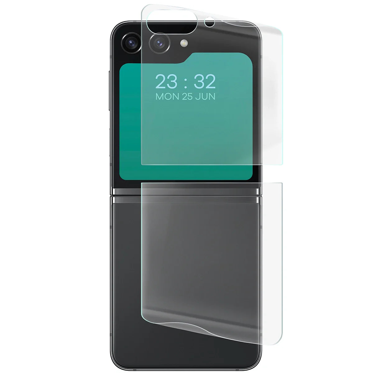 Hydrogel Folie für die Rückseite für Galaxy Z Flip5, Bizon Film Hydrogel Back, 1 Stück