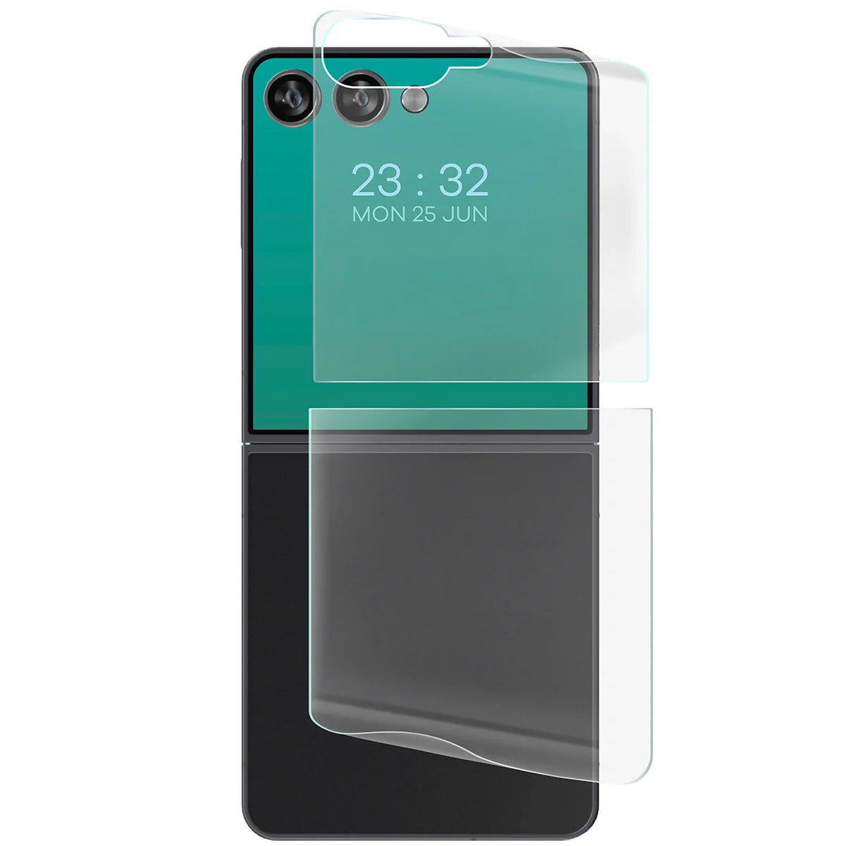 Hydrogel Folie für die Rückseite für Galaxy Z Flip7, Bizon Film Hydrogel Back, 1 Stück