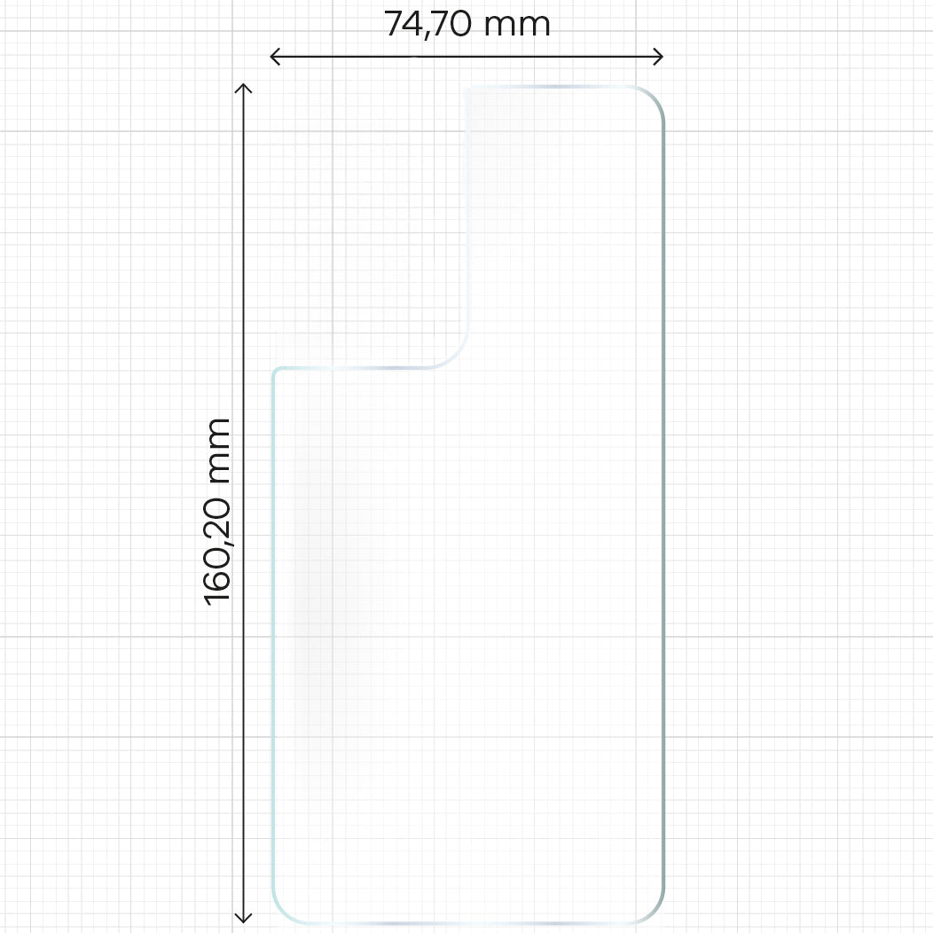Hydrogel Folie für die Rückseite Bizon Glass Hydrogel, Galaxy S21 Ultra, 2 Stück
