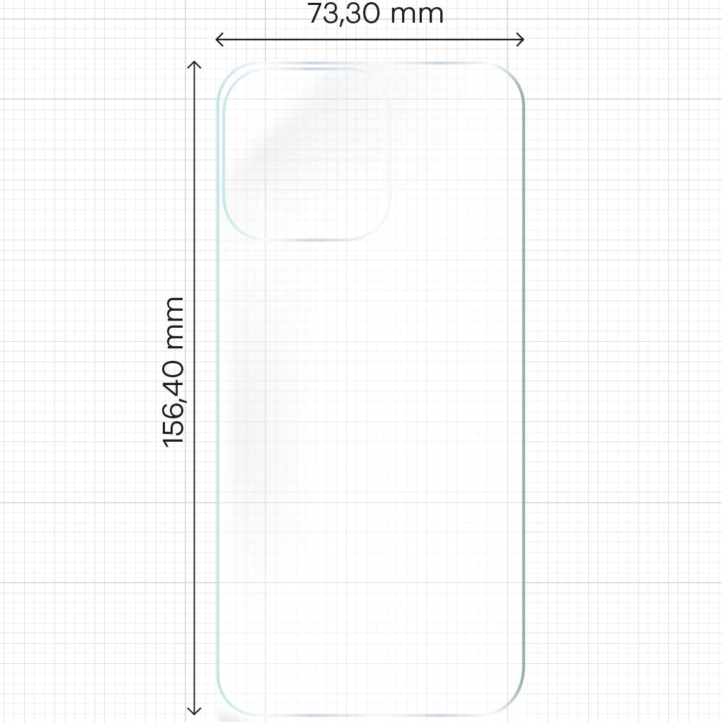 Hydrogel Folie für die Rückseite Bizon Film Hydrogel Back Duo für iPhone 15 Pro Max, 2 Stück