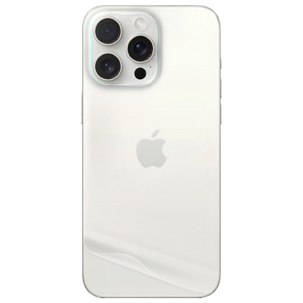 Hydrogel Folie für die Rückseite Bizon Film Hydrogel Back Duo für iPhone 15 Pro Max, 2 Stück