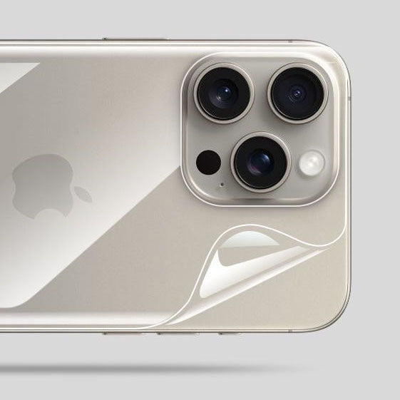 Hydrogel Folie für die Rückseite Bizon Film Hydrogel Back Duo für iPhone 15 Pro Max, 2 Stück