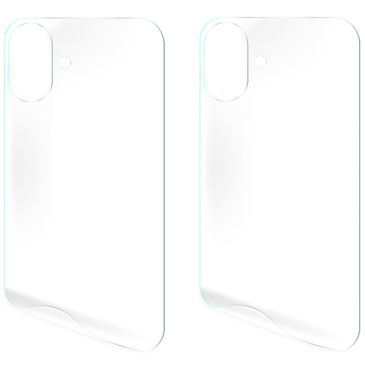 Hydrogel Folie für die Rückseite für iPhone 16 Plus, Bizon Film Hydrogel Back Duo, 2 Stück