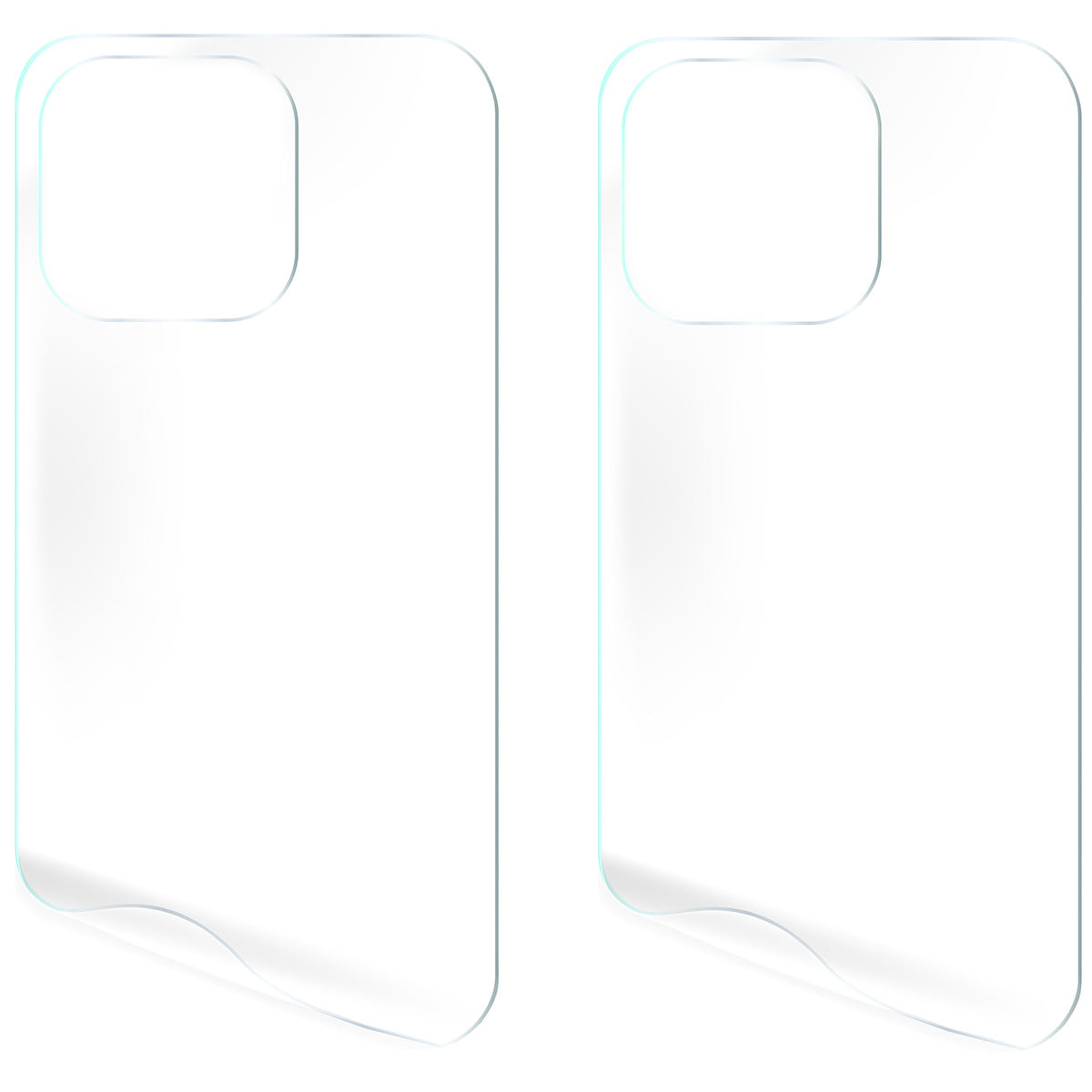 Hydrogel Folie für die Rückseite für iPhone 16 Pro, Bizon Film Hydrogel Back Duo, 2 Stück