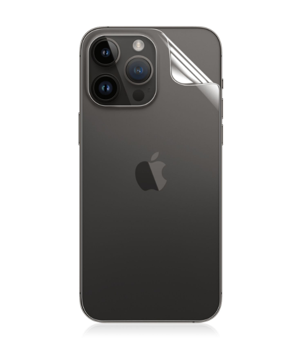 Hydrogel Folie für die Rückseite für iPhone 16 Pro, Bizon Film Hydrogel Back Duo, 2 Stück