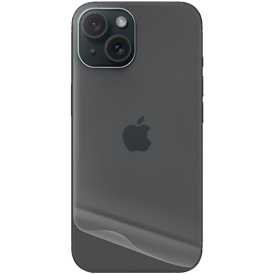 Hydrogel Folie für die Rückseite Bizon Film Hydrogel Back Duo für iPhone 15, 2 Stück