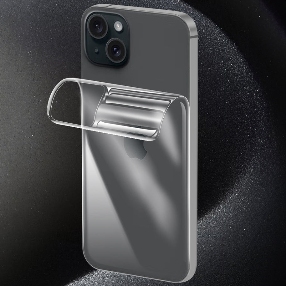 Hydrogel Folie für die Rückseite Bizon Film Hydrogel Back Duo für iPhone 15, 2 Stück