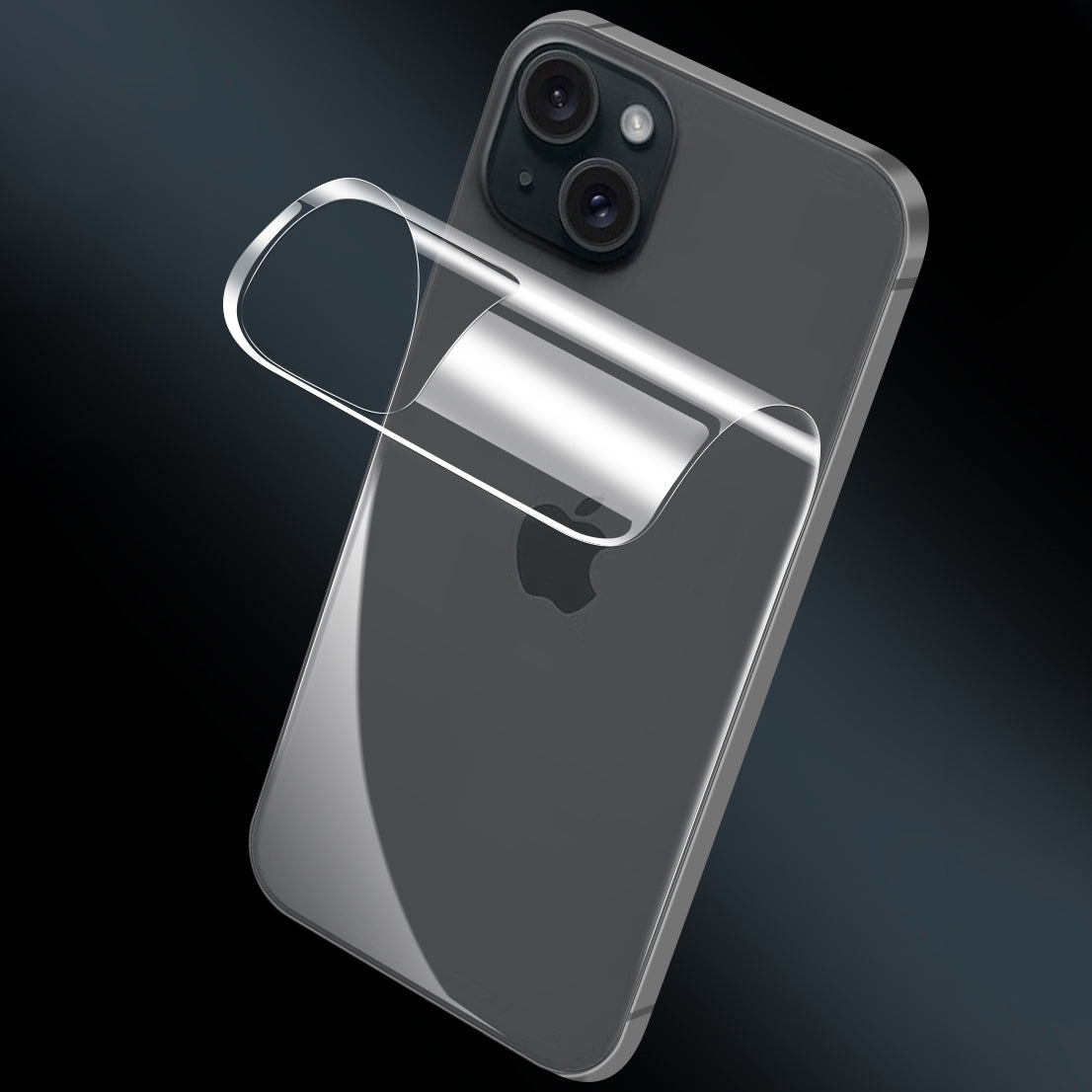 Hydrogel Folie für die Rückseite Bizon Film Hydrogel Back Duo für iPhone 15, 2 Stück