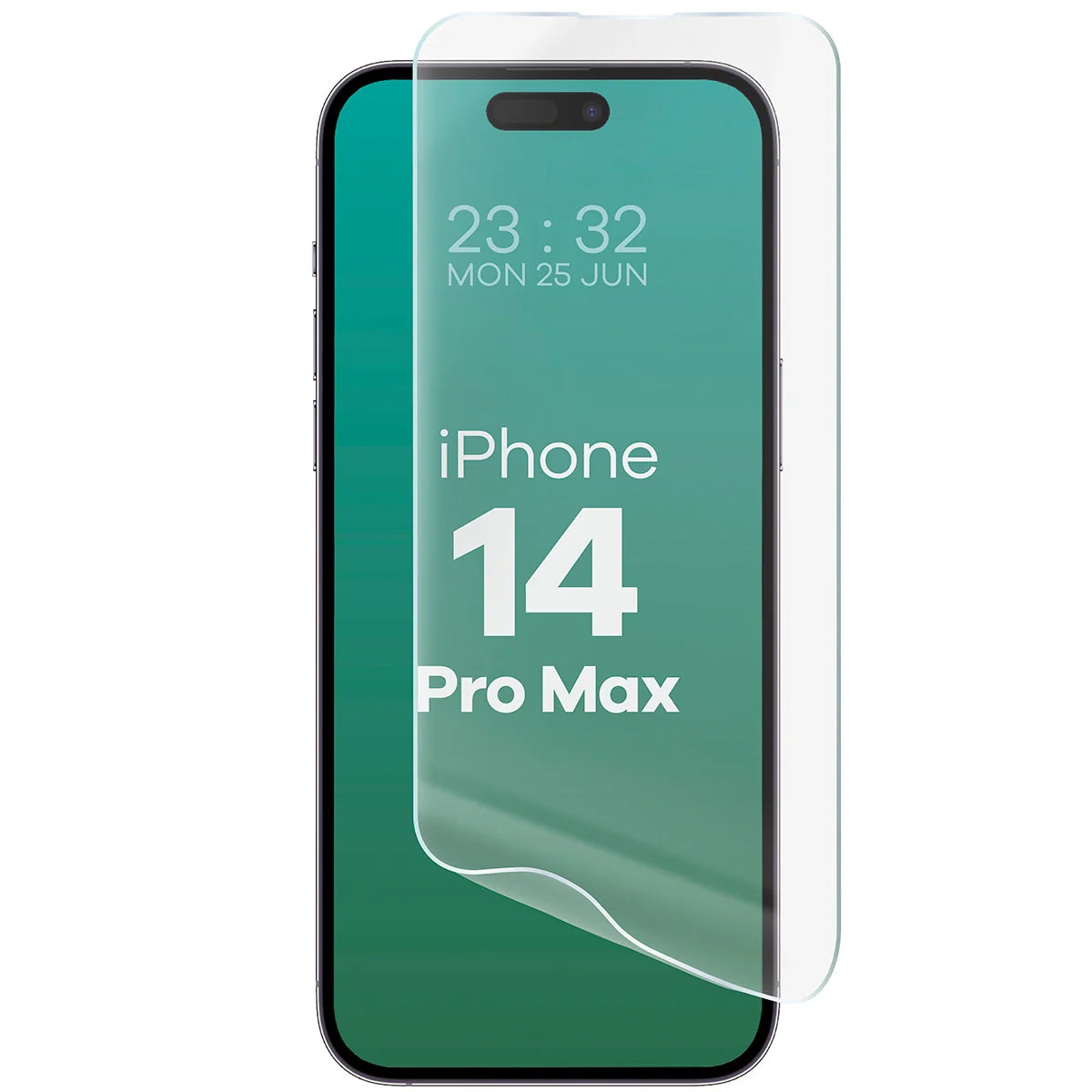 Hydrogel Folie für den Bildschirm für iPhone 14 Pro Max, Bizon Film Hydrogel Front, 1 Stück