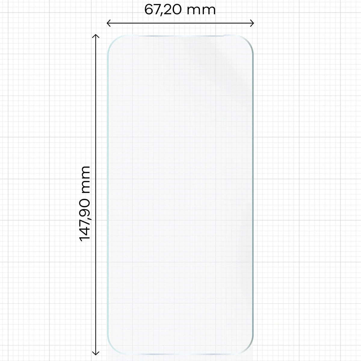 Hydrogel Folie für den Bildschirm für Google Pixel 8a, Bizon Film Hydrogel Front, 1 Stück